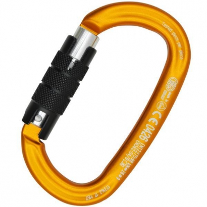 Kong Ovalone alumínium Twist Lock karabiner (alu zárral)