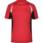 James & Nicholson Canopy Férfi futópóló (red/black)