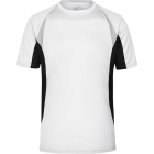 James & Nicholson Canopy Férfi futópóló (white/black)