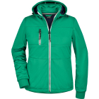 James & Nicholson Elvandar Női 3 rétegű softshell dzseki (irish green/navy/white)