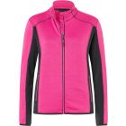 James & Nicholson Gwindor Női Stretch Fleece pulóver (pink/carbon)