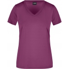 James & Nicholson Lior női V-nyakú sport póló (purple)