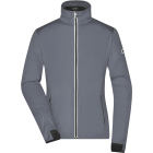 James & Nicholson Myrandir Női 3 rétegű Sport Softshell dzseki (titan/black)