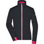 James & Nicholson Myrandir Női 3 rétegű Sport Softshell dzseki (black/light red)