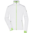 James & Nicholson Myrandir Női 3 rétegű Sport Softshell dzseki (white/bright green)