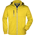 James & Nicholson Valerion Férfi 3 rétegű softshell dzseki (sun yellow/navy/white)