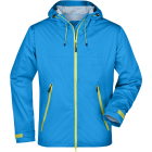 James & Nicholson Vesper Férfi 3 rétegű Softshell dzseki (aqua/acid yellow)