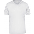 James & Nicholson Xyron férfi V nyakú póló (white)