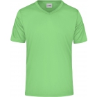 James & Nicholson Xyron férfi V nyakú póló (lime green)