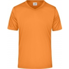 James & Nicholson Xyron férfi V nyakú póló (orange)