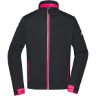 James & Nicholson Yacht Férfi 3 rétegű Sport Softshell dzseki (black/light red)