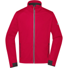 James & Nicholson Yacht Férfi 3 rétegű Sport Softshell dzseki (light red/black)