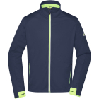 James & Nicholson Yacht Férfi 3 rétegű Sport Softshell dzseki (navy/bright yellow)