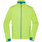 James & Nicholson Yacht Férfi 3 rétegű Sport Softshell dzseki (bright yellow/bright blue)