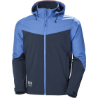 Helly Hansen Oxford 3 Rétegű Férfi Kapucnis Softshell Kabát (navy/stone blue)